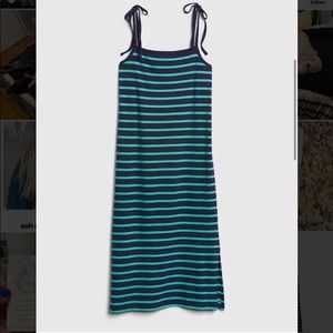 Tie-Strap Apron Dress